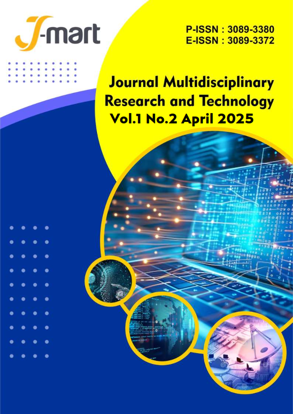 					View Vol. 1 No. 2 (2025): Journal of Multidisciplinary Research and Technology
				